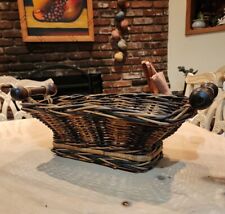 Woven wicker basket for sale  West Covina