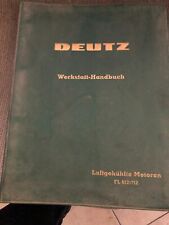 Werkstatthandbuch deutz motore gebraucht kaufen  Michendorf