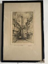 York minster etching for sale  EXMOUTH