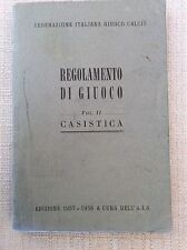 RARO ALMANACCO CALCIO 1957/58 F.I.G.C. REGOLAMENTO FEDERAZIONE GIUOCO CALCIO usato  Santa Margherita Ligure