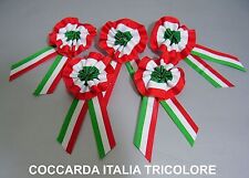 Coccarda italia tricolore usato  Nola