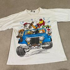 Camiseta De Colección Warner Bros Para Hombre Grande Película Mundo Looney Tunes 1993 Car Graphis segunda mano  Embacar hacia Argentina