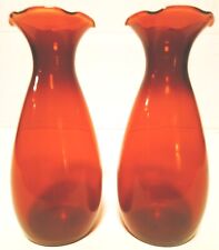 beautiful vases red pair for sale  Corbin