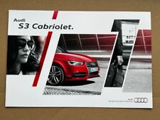 2014 / Audi S3 Cabriolet (8V) / DE / Prospekt Brochure na sprzedaż  PL