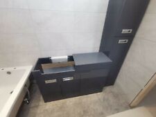 Grey bathroom furniture for sale  EBBW VALE