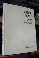 Agenda legale 2007 usato  Roma