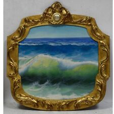 Obraz olejny Krajobraz morski 35x33cm, używany na sprzedaż  PL