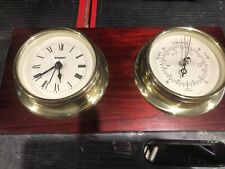 Ships clock barometer for sale  NORWICH