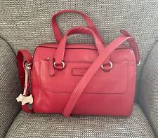 Radley Red Leather Crossbody/ Grab Bag for sale  READING