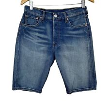 Bermuda jeans Levi’s 501 bermuda jeans botão mosca cintura alta feminina tamanho 30 comprar usado  Enviando para Brazil