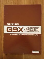 Suzuki gsx400 supplementary for sale  BRIDGWATER