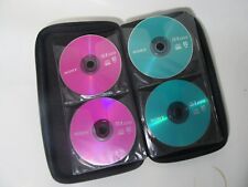 Usado, 50 discos de áudio de música Sony em branco CD-R CDR marca 80min em pasta de armazenamento comprar usado  Enviando para Brazil
