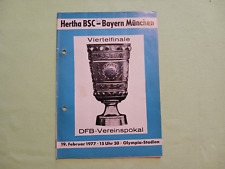 Programm 1976 hertha gebraucht kaufen  Berlin