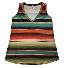 Regata Roper Feminina Rainbow Western Serape Tamanho Pequeno, usado comprar usado  Enviando para Brazil