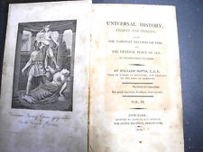 1804/William Mavor/vol IX HISTÓRIA UNIVERSAL, ANTIGA E MODERNA; DO CONDE comprar usado  Enviando para Brazil