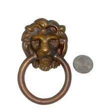 Vtg brass lion for sale  Worcester