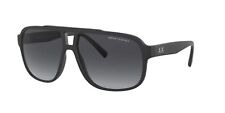 Óculos de sol masculino A|X ARMANI EXCHANGE AX4104S retangular, preto/cinza degradê comprar usado  Enviando para Brazil