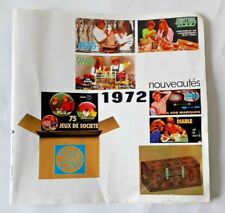 Catalogue 1972 jouets d'occasion  Rouen-