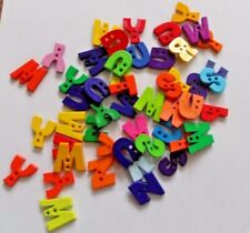 Plastic alphabet buttons for sale  SCARBOROUGH