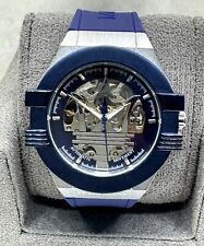 Awesome MASERATI Potenza Automatic Movement Skeleton Dial  Men's Wrist Watch, used for sale  Shipping to South Africa