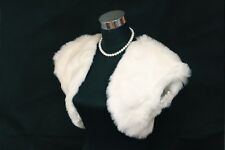white fur shrug for sale  Shipping to Ireland