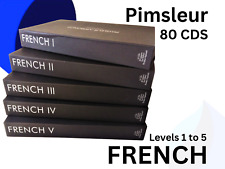 Pimsleur FRENCH - Levels 1, 2, 3, 4, & 5 - Gold Edition Audio Course - 80 CD's segunda mano  Embacar hacia Argentina