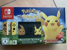 Nintendo Switch Pokemon Let's go Pikachu Edition mit Pokéball, 32 GB comprar usado  Enviando para Brazil