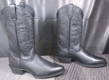 blackleather boots for sale  Reading