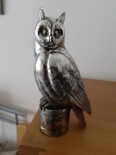 Silver owl ornament for sale  NORWICH