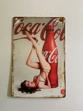 Insegna Coca-Cola  vintage 20x30 segunda mano  Embacar hacia Mexico