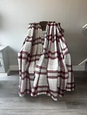 Red tarten plaid for sale  WIGAN