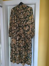Green floral long for sale  WETHERBY