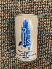 Lata de refrigerante vintage Pepsi saúda o primeiro ônibus espacial NASA pouso 1981 Cola EUA comprar usado  Enviando para Brazil