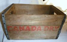 VINTAGE CANADA DRY WOOD CRATE 1953 SHOWS PATENT NUMBER RARE for sale  Shipping to South Africa