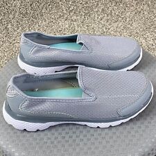 Sapatos Cool Wave Feminino 8W Mocassim de Espuma de Memória Conforto Tênis Tecido Cinza Slip On comprar usado  Enviando para Brazil