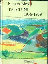 Taccuini 1936 1959 usato  Italia