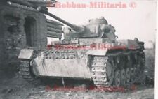 Gebraucht, J695 Foto Russland Wehrmacht Panzerkampfwagen III Panzer 3 Langrohr Front tank ! gebraucht kaufen  Wolfen