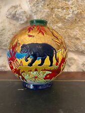 Vase boule panthères d'occasion  Magalas