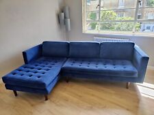 blue corner sofa for sale  RICHMOND