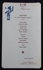 Menu 1934 rhum d'occasion  Nantes-