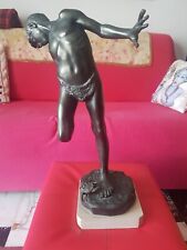 Statua bronzo pescatore usato  Milazzo