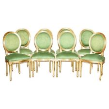 EIGHT ANTIQUE LOUIS XVI STYLE DINING CHAIRS FROM LADY DIANA'S SPENCER HOUSE 8 for sale  Shipping to South Africa