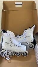Used, Alkali Cele III Inline Roller Hockey Skates White - Size 6 for sale  Shipping to South Africa