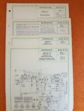 Konvolut becker schaltplan gebraucht kaufen  Salzweg