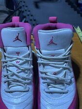 Nike Air Jordan 12 Vivid Dynamic Pink Walentynki Rozmiar 7Y 510815 109, używany na sprzedaż  Wysyłka do Poland