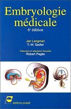 Embryologie médicale édition gebraucht kaufen  Berlin