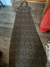 Patterned halterneck maxi for sale  SOUTHEND-ON-SEA