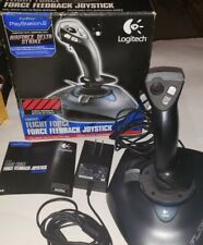 Logitech Flight Force Feedback Joystick for Sony Playstation 2 PS2 with Box USB for sale  Shipping to South Africa