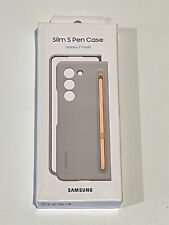 GENUÍNA Capa Caneta Samsung Slim S com Caneta S para Galaxy Z Fold5 - Caixa Aberta Areia, usado comprar usado  Enviando para Brazil