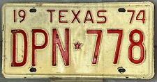 Texas expired 1974 for sale  Azle